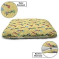 thumbnail image 3 of Africa Pet Bed, Mosaic Pattern with Native Woman Carrying Water Simplistic Colorful Design, Chew Resistant Pad for Dogs and Cats Cushion with Removable Cover, 24" x 39", Multicolor, by Ambesonne, 3 of 4