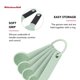 thumbnail image 2 of Juego de cucharas dosificadoras KitchenAid Universal, 5 piezas, color pistacho, 2 of 4