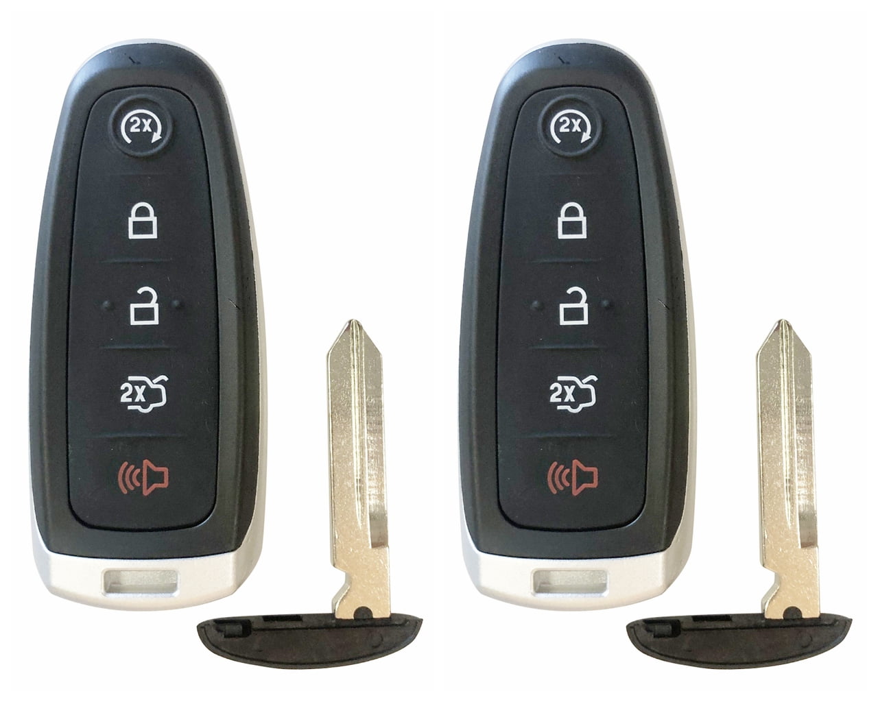 Aluminium Remote Smart Key Keyless Blade Uncut Blank Insert For Mercedes Benz US 