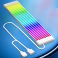 thumbnail image 4 of Tira Luces LED Flexible Kit DIY PC Cable RGB GPU 5V 3 Pines 8/24 Extensión Alimentación Placa Base para Fuente Del Ordenador, 4 of 9