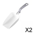 thumbnail image 1 of 2x Cuchara para Cubitos de Hielo, Cuchara para Comida para Mascotas, Cuchara para Hornear, Mango Plegable Multiusos, Cuchara para Comida para Cocina, 2 piezas, 1 of 8