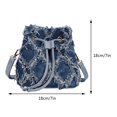 thumbnail image 3 of Mini Bolso Bandolera Bsvklp Tipo Cubo Color Sólido Con Entramado diamantes, 3 of 9