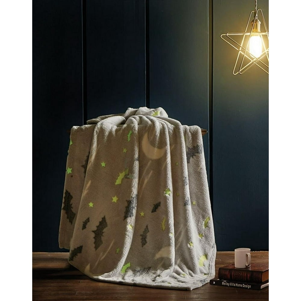 Luminescence Collection by Ben&Jonah Glow in the Dark Throw Blanket (50