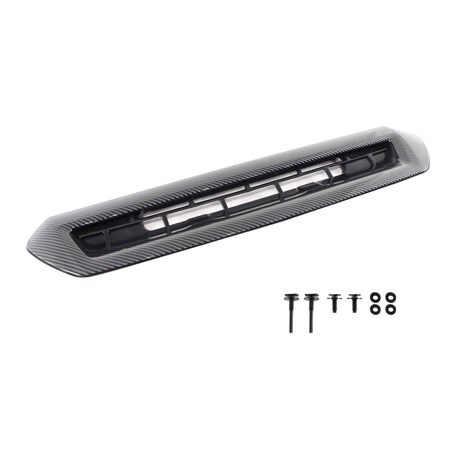 New Carbon Fibre Hood Air Vent For 17-19 GMC Sierra 2500 HD 3500 HD