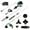 Dark Green, variant on 9 in 1 Multi-Functional Trimming Tool 38CC 4 Stroke Gas Pole Saw Hedge Trimmer Grass Trimmer Brush Cutter for Garden Lawn Care Dark Green