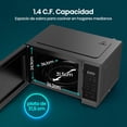 thumbnail image 4 of Hisense 1.4 C.F. Microondas, Tecnología Inverter, 26menús mexicanos preestablecidos, Revestimiento Cerámico, ECO y Mute, Cocina Inteligente, Bloqueo Infantil, Acero inoxidable negro, HMMS3411DSV, 4 of 5