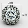 thumbnail image 2 of Luxe Jewelry Designs Women's Ruthenium Plated Ring with AAA Grade Cubic Zirconia - Size 9, 2 of 2
