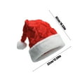 thumbnail image 3 of OEFNTAC Decorations Red Christmas Hat Adult/Children Snowflake Thickened Party Decor, 3 of 9