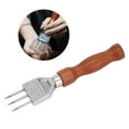 thumbnail image 3 of Premium Stainless Steel Ice Pick with Wooden Handle – Ideal for Bars, Restaurants, and KTVs – Durable, Rust-Resistant, and Comfortable Grip – Three-Prong Design for Smooth Ice Cutting – Multiple Size, 3 of 6