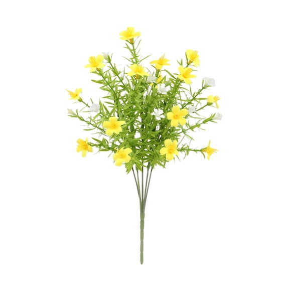 Clearance Artificial flowers under $1,A Bouquet Of Artificial Wild Chrysanthemums Suitable For Cemeteries Windowsills Dining Tables Etc. Can Be Used As A Memorial Bouquet Or Hanging Decoration.
