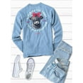 thumbnail image 6 of Blessed Girl Womens Long Sleeve T-Shirt Strength For Today, Light Blue, 3X, 6 of 6