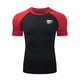 thumbnail image 1 of Ceisia Men's Tactical Flag Compression T-shirt Slim Fit Short Sleeve Round Neck High Elastic Fitness Running Tee Tops Red L Gifts, 1 of 4