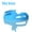 Light Blue_Base#9187, variant on Finger Pointing Silicone Bookmark Thumb Page Holder for Reading Progress, Funny Gift for Students and Office Use (1 Pack)