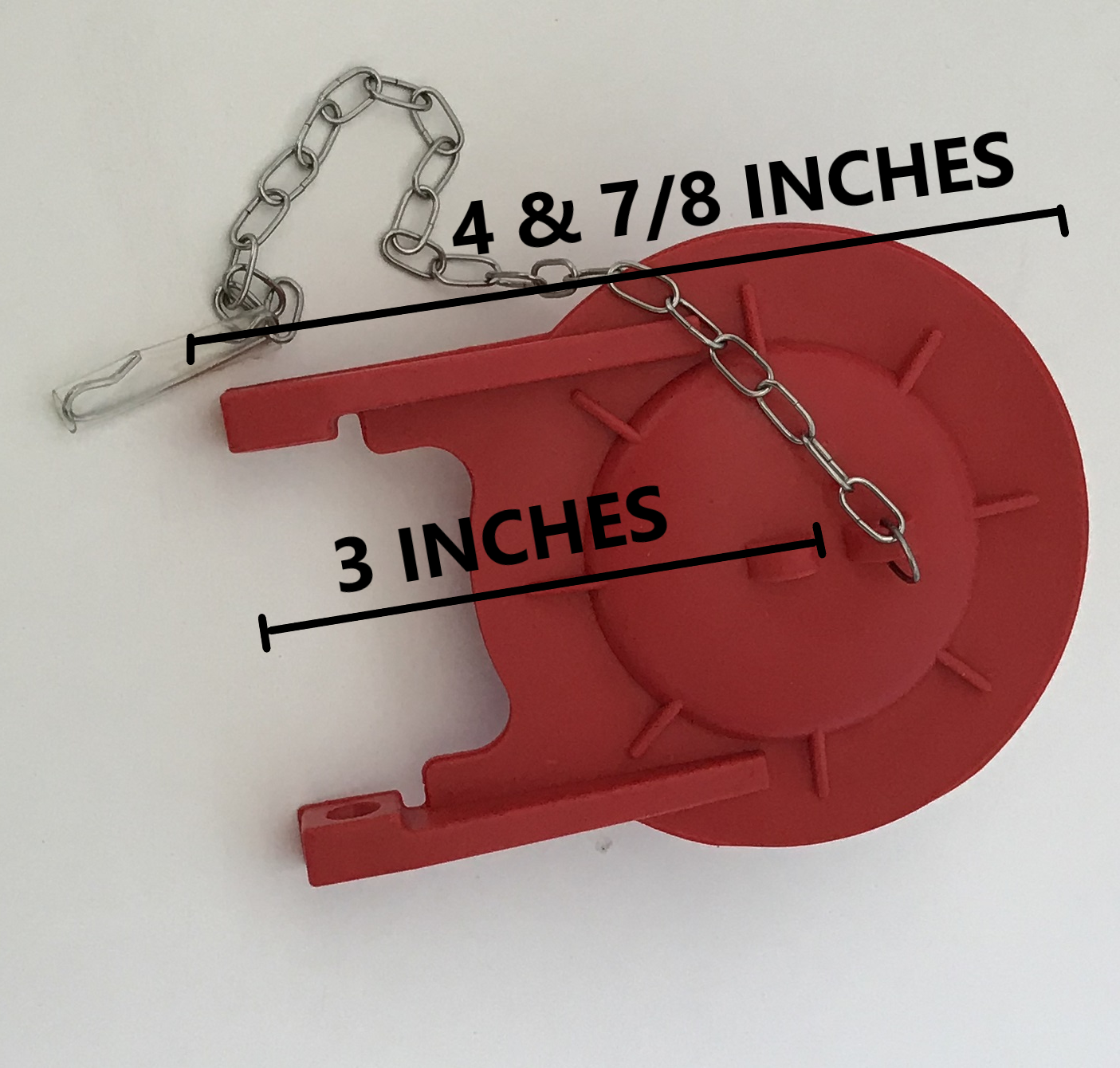3 Inch Flapper Valve Replacement TOTO THU500S, THU138S, THU175S, THU331