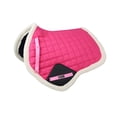 thumbnail image 2 of Protector de silla de montar para caballo, almohadilla absorbente de sudor, práctico y resistente al desgaste. Rosa, 2 of 9