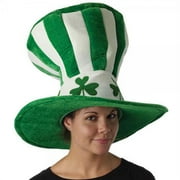 Forum Novelties St. Patrick's Day Costume Stovepipe Hat, Jumbo Green/White, One Size