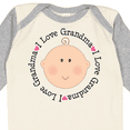 thumbnail image 4 of Inktastic I Love Grandma Baby Shower Boys or Girls Long Sleeve Baby Bodysuit, 4 of 5