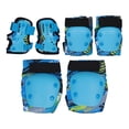 thumbnail image 1 of Guardias de muñeca ajustables para almohadillas de y codo Azul, 1 of 8