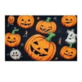 thumbnail image 2 of HANDIED Polyester carpet Halloween Pumpkin Bathroom Rugs Non Washable Absorbent Mat Autumn Funny Cute Microfiber Bathroom Rug For Shower Tub, 2 of 8