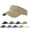 Khaki, variant on Minzimin Vintage Sport Sun Visor Hats for Women Men Adjustable Plain Washed Cotton Empty Top Baseball Cap 1Pack