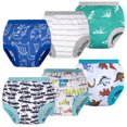 thumbnail image 1 of BIG ELEPHANT Pantalones de Entrenamiento para Ir Al Baño para Bebés, Ropa Interior de Entrenamiento de Color Sólido para Niños Pequeños, 3T, 1 of 9