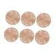 thumbnail image 2 of Posavasos de PVC reutilizables resistentes al calor para decoración del hogar, 6 unidades Oro rosa, 2 of 9