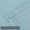 thumbnail image 3 of Haperlare Extra Long Shower Curtain 96 inches long Blackout Waffle Weave Polyester Fabric Shower Curtains for Bathroom Washable, Blue, 1 Panel, 3 of 7