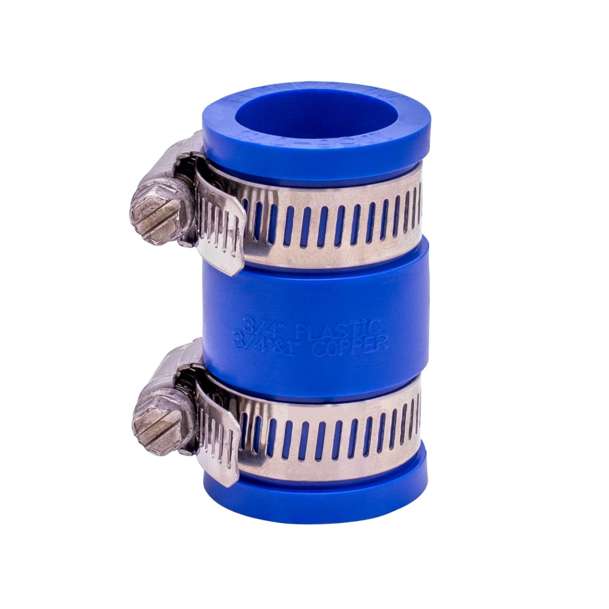 Fernco 1056075 3/4in. Flexible PVC Pipe Coupling for Plastic and
