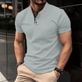 thumbnail image 2 of Ramiter Polo Homme Golf Polo T-Shirts Grey,S, 2 of 5
