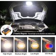 thumbnail image 4 of Luces de trabajo LED recargables con energía solar, reflector portátil de 60 W para reparación de automóviles, luz de emergencia impermeable con función de banco de energía, base magnética y, 4 of 5