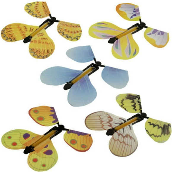 Fiudx Accesorio para Trucos de Vuelo, Mariposa Transformable, Divertido Juguete para Espectáculos de Baile, Selección de Colores Aleatorios, Divertido Juego/Actividad para Fiestas, de 14 a 18 Años, D