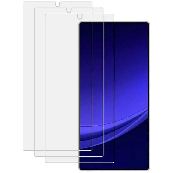 KIQ 3 Pack Regular Tempered Glass(With Fingerprint Reader Function) for Samsung Galaxy S25 Ultra