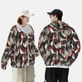 thumbnail image 2 of KLL Roosters 2 Print Men's Women’s UPF 50+ Sun Protection Outdoor Hoodie Jacket Long Sleeve Fishing Hiking Performance Shirt- 3X-Large, 2 of 5