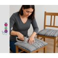 thumbnail image 4 of Soimoi Geometric Pattern Outdoor Fabric by 10 Yard, 56" Wide Water-Resistant Upholstery Material for Chairs, Cushions & DIY Projects, Gray, 4 of 7