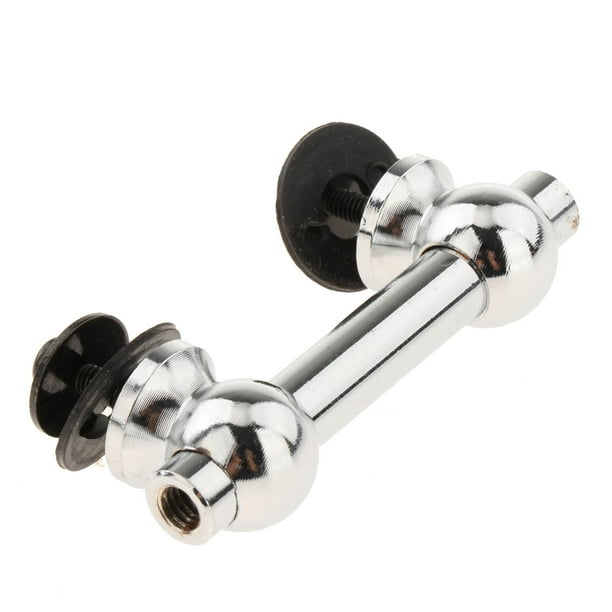 Soportes de tambor portátiles de doble extremo Soporte de tambor ligero de dos lados Soporte de tambor Caja Plata 4.8cm