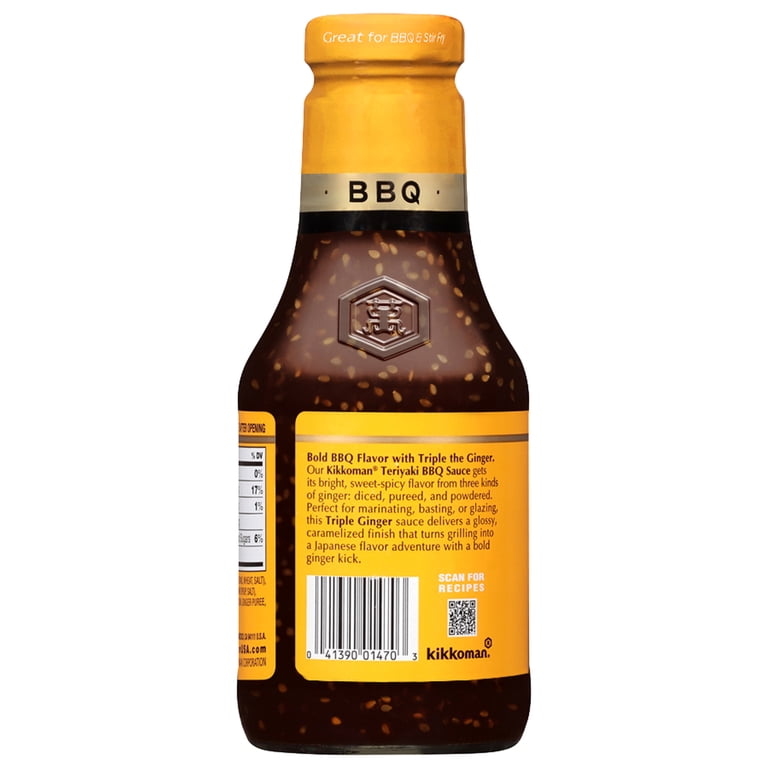 Kikkoman Takumi Triple Ginger Teriyaki Sauce, Sweet Asian Soy