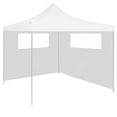 thumbnail image 2 of vidaXL Gazebo Sidewalls with Windows 2 pcs White, 2 of 4