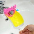 thumbnail image 2 of Adaptador de grifo de baño extensor ahorro de agua dibujos animados cangrejo seguridad agua caño, rosa Feliz Sencillez, 2 of 5