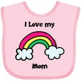 thumbnail image 3 of Inktastic I Love my Mom Boys or Girls Baby Bib, 3 of 4