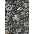 thumbnail image 2 of Addison Rugs Chantille Indoor/Outdoor Transitional Floral Black Machine Washable Rectangle Rug, 10' x 14', 2 of 8