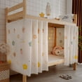 thumbnail image 4 of CAILDANL Students Dorm Bunk Bed Curtain Home Privacy Bed Shading Curtain Net Bed Cloth Dustproof Blackout Bed Canopy Bedding Curtain Students Dormitory Tent Lightproof Cloth Curtain, 4 of 8