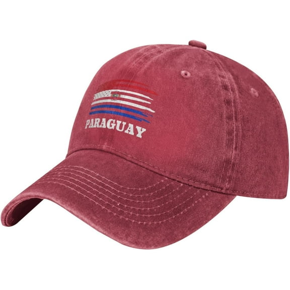 America Flag Paraguay Paraguayan Caps Vintage Baseball Cap for Men Women Funny Adjustable Dad Hats