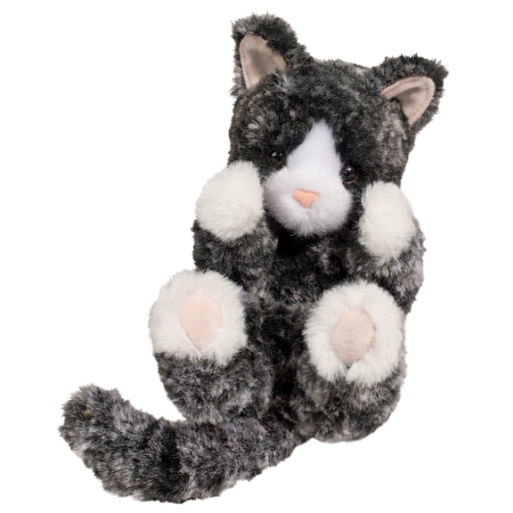 Douglas Cuddle Toys Black and White Kitten Lil' Baby Plush Stuffed Animal, 6"