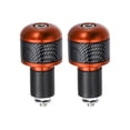 thumbnail image 1 of 1 Par 7/8" 22mm Naranja Motocicleta Manillar Extremo Puños Barra Extremos Tapón, 1 of 1