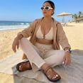 thumbnail image 6 of Cushionaire Estate Womens Sandals with Cut-Out Band & Adjustable Strap with Memory Foam, Summer Sandals for Women, 6 of 18