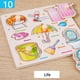 thumbnail image 1 of Rompecabezas de madera con números y letras para aprendizaje temprano, juguetes educativos para bebés y niños., 1 of 3