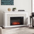 thumbnail image 6 of SEI Furniture Canyon Heights Faux Stone Electric Fireplace, 6 of 6