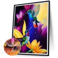 thumbnail image 2 of Pintura de diamante 5D DIY Taladro redondo completo Colibrí Decoración Arte Artesanía (dg594) Hugtrwg Para estrenar, 2 of 9