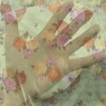 thumbnail image 3 of Shabby Flora Tulle Curtains with Rod Pocket, Flower Bouquets Vintage Roses on Dotted Background Print Art, Sheer Drape for Wedding Party 2 Panels, 7 Sizes, Pale Green Pale Pink, by Ambesonne, 3 of 3