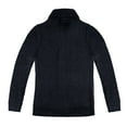 thumbnail image 4 of Lovskoo Mens Cardigan Sweater Winter Trendy Slim Solid Color Sweater Single Button Casual Knit Tops Coat Dark Blue, 4 of 6